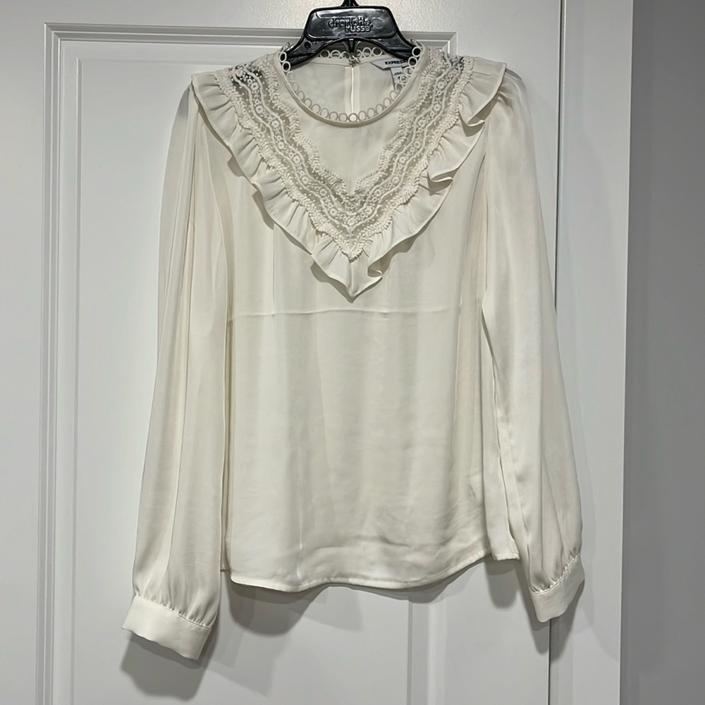 Express Lace-Detailed Blouse